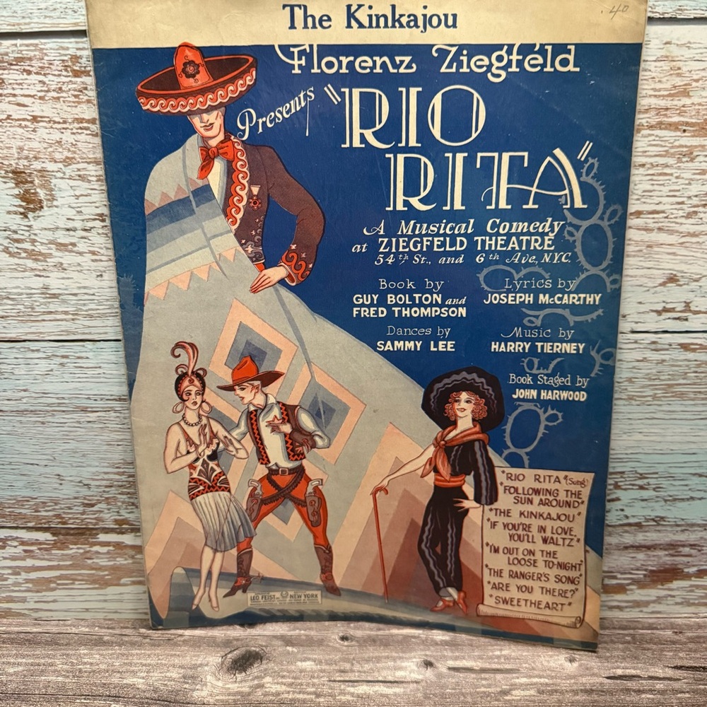 Vintage Rio Rita sheet music